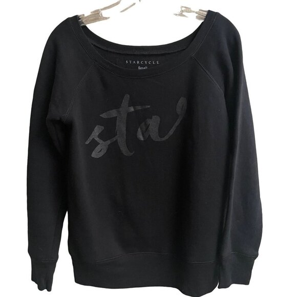 Starcycle Tops - Starcycle black and grey silver pullover sweatshirt Small